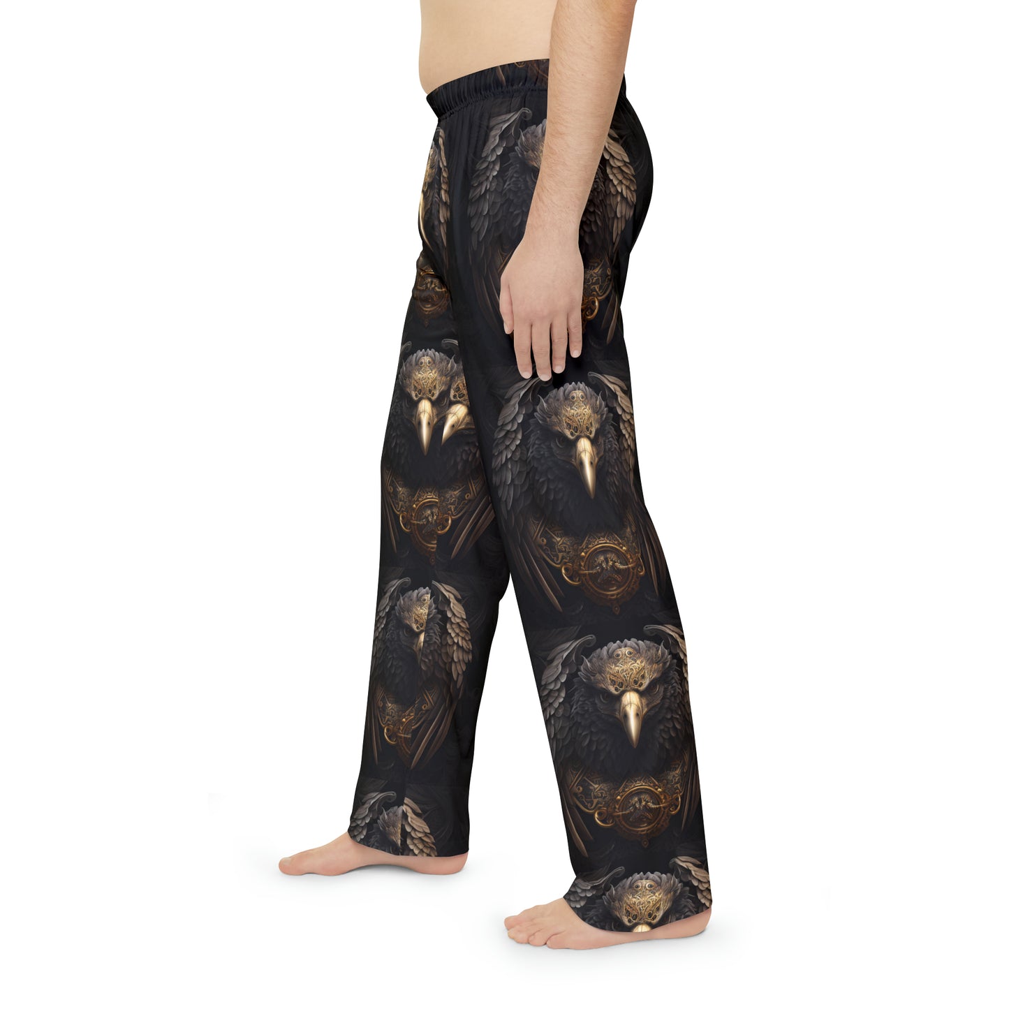 Dark Eagle - Men's Pajama Pants (8196368007487)