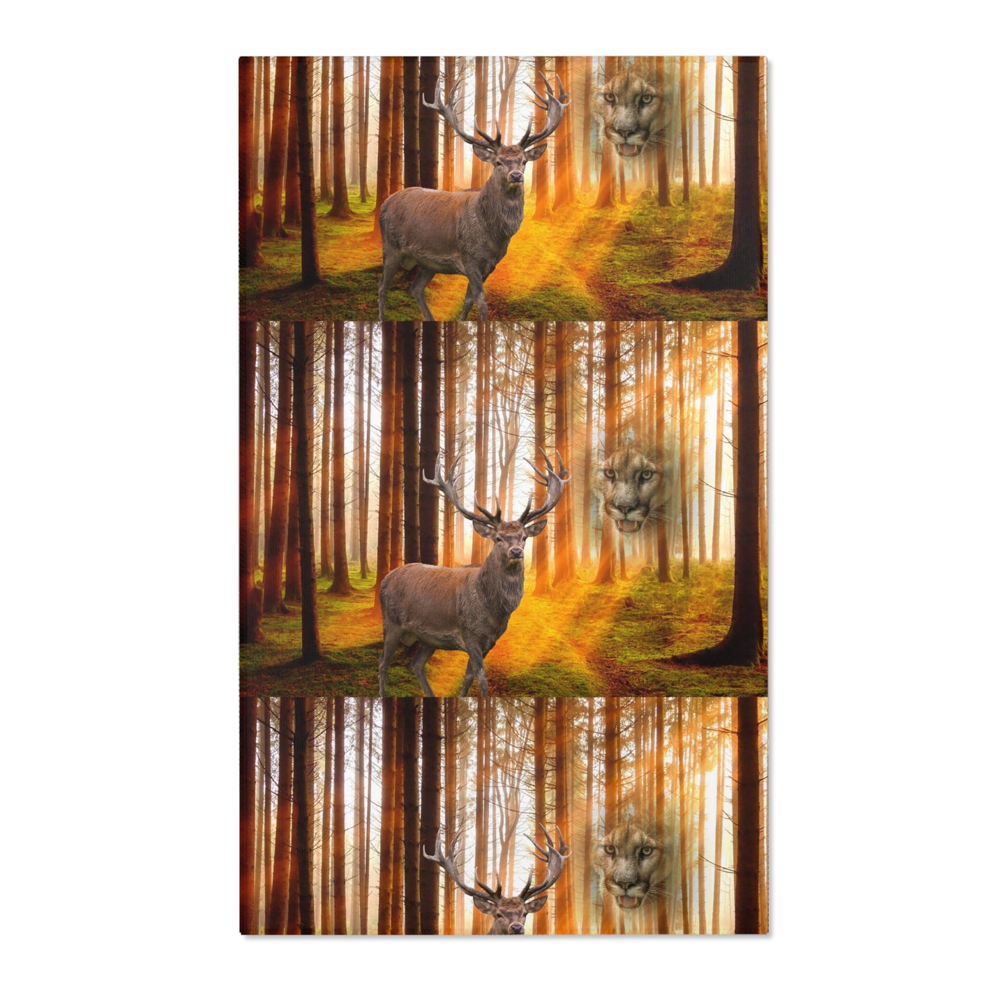 Elk and Cougar    Area Rugs (8543831195967)
