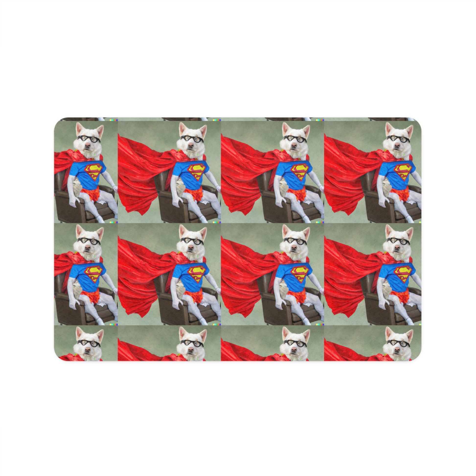 Pet Food Mat (12x18) Super dog (8534810001727)