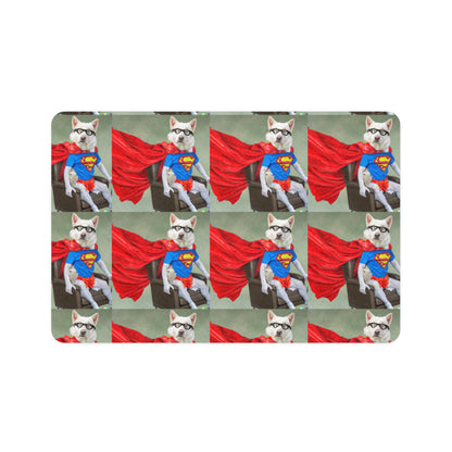 Pet Food Mat (12x18) Super dog (8534810001727)
