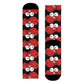 Red crab on black  crew sock   (EU) (8194511864127)