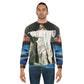 AOP Unisex Sweatshirt Jesus arms spread (8537713344831)