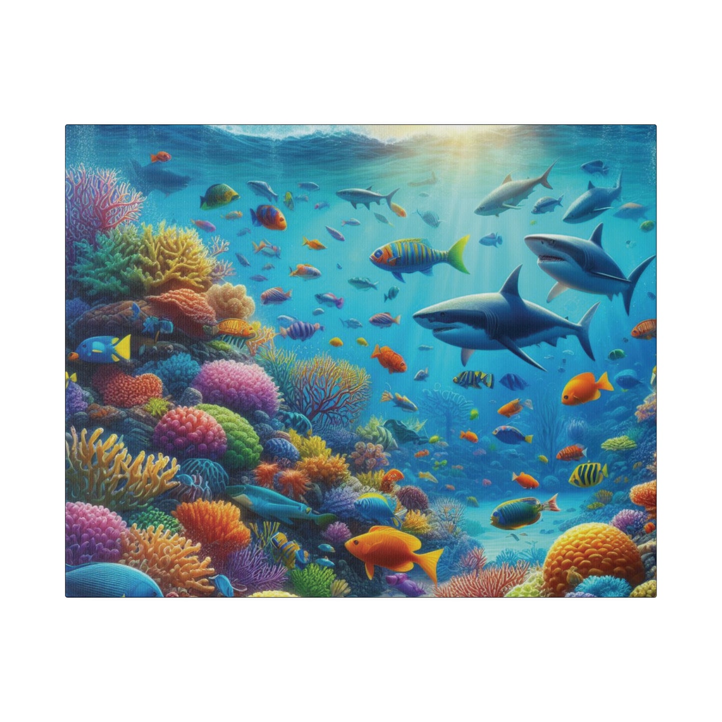 Canvas Wall Art Ocean View Matte (9726628167999)