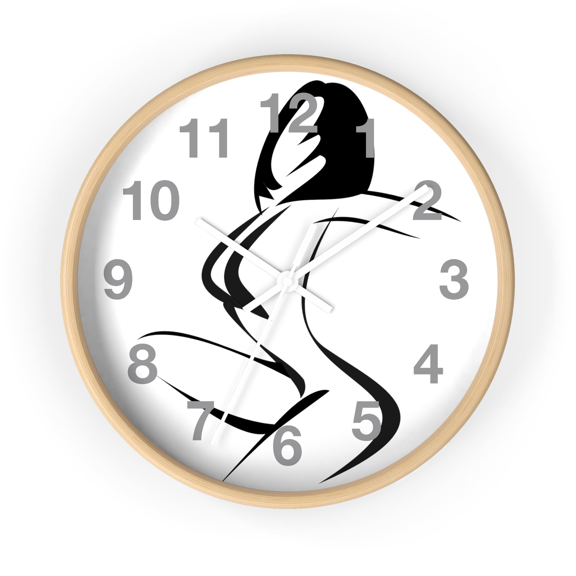 Graphic girl    Wall clock (8543731974463)