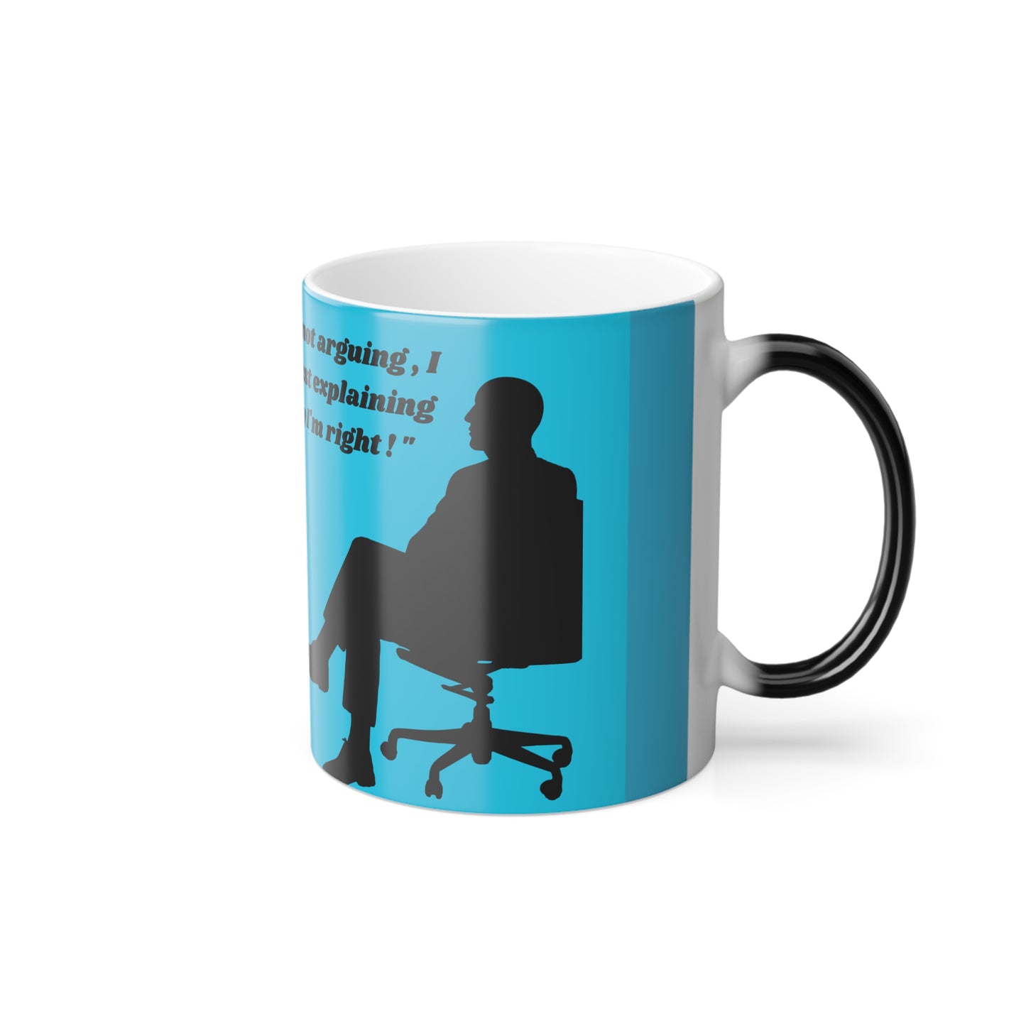 I'm not arguing , blue, man side - Color Morphing Mug, 11oz (8219957788991)