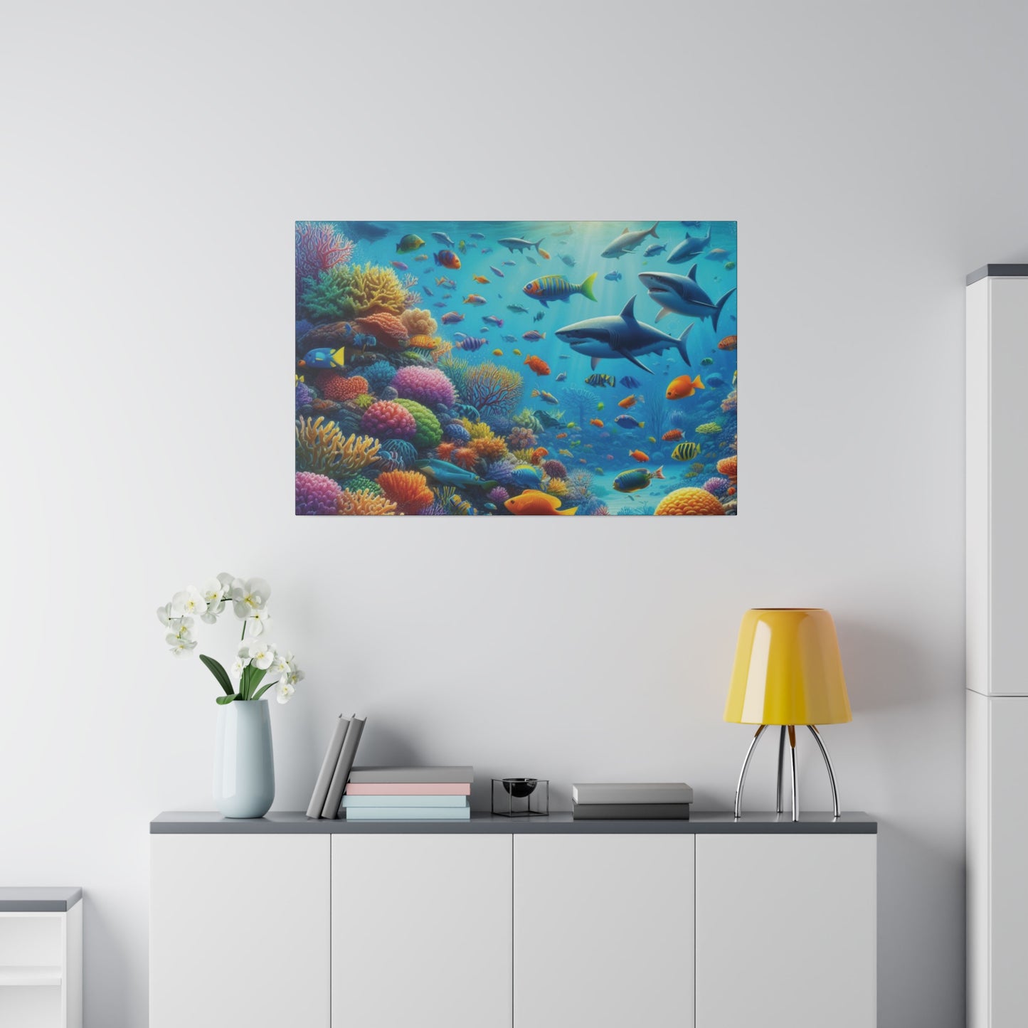 Canvas Wall Art Ocean View Matte (9726628167999)