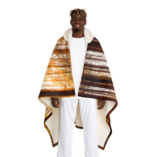 The Hunted - Hooded Sherpa Fleece Blanket (8196374790463)