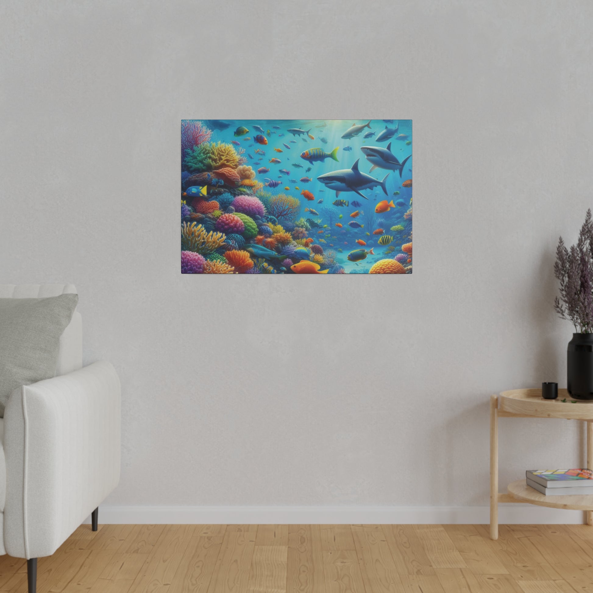 Canvas Wall Art Ocean View Matte (9726628167999)