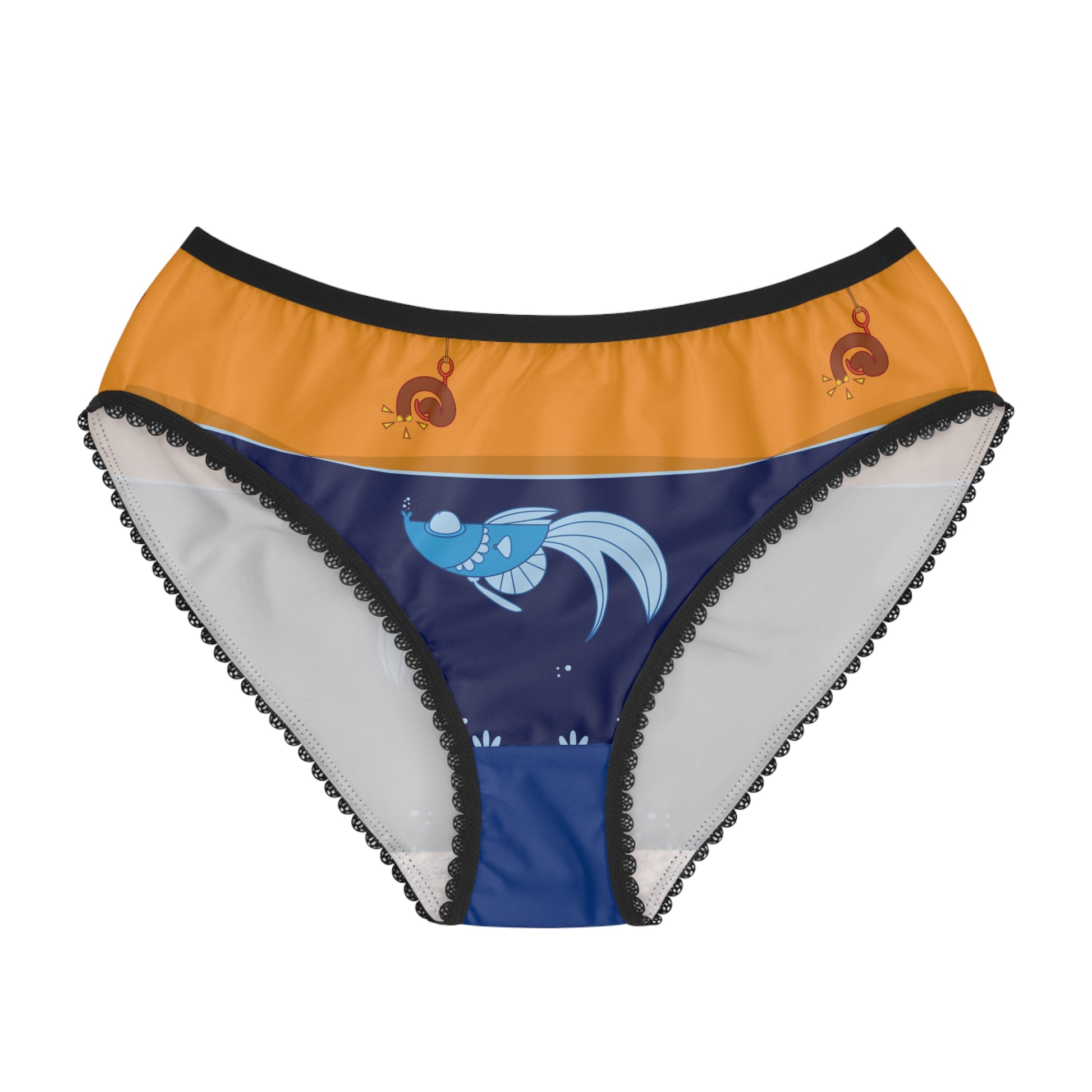 Worm on a hook    Women's Briefs (8541976396095)