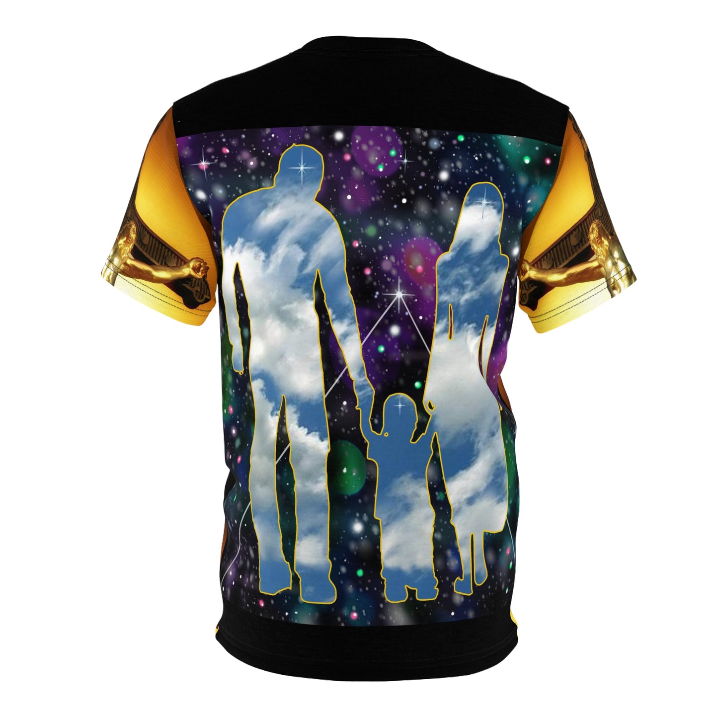 Gold Cross    Unisex AOP Cut & Sew Tee (8537717014847)