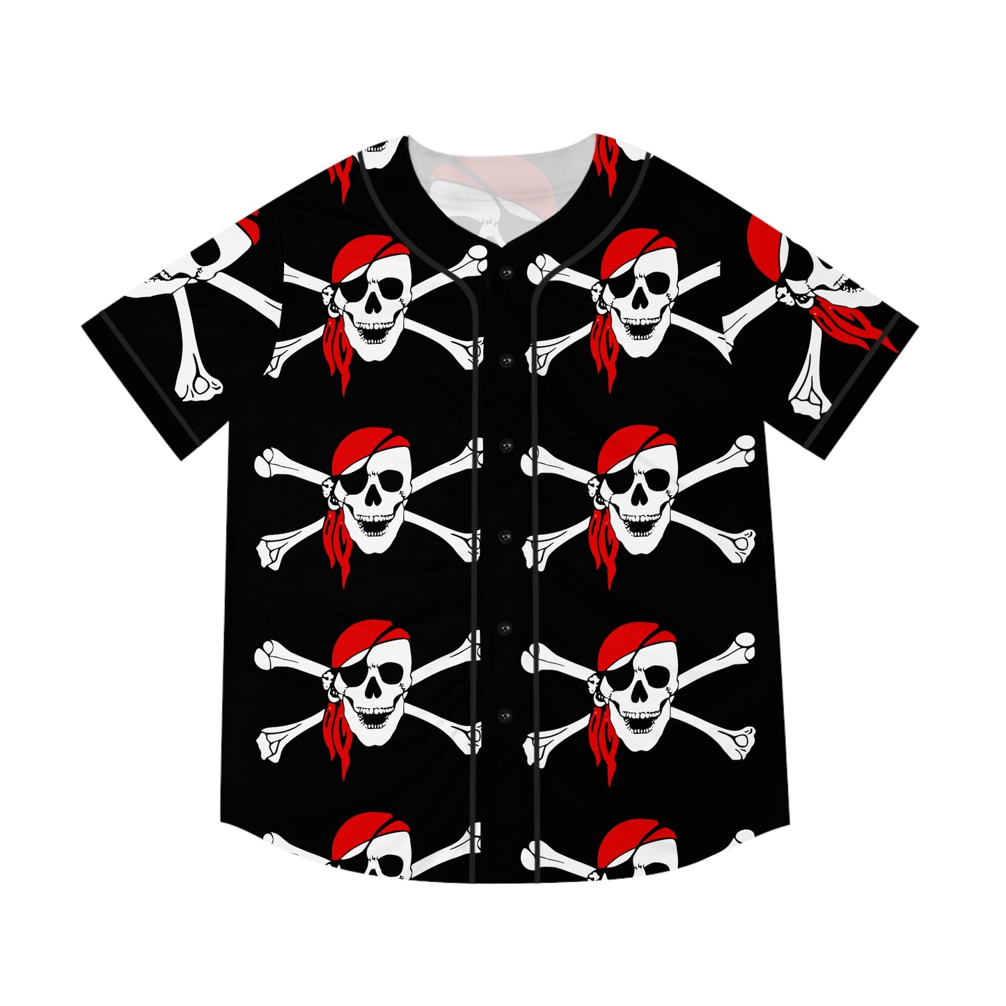 Pirate   Men's Baseball Jersey (AOP) (8540502982975)