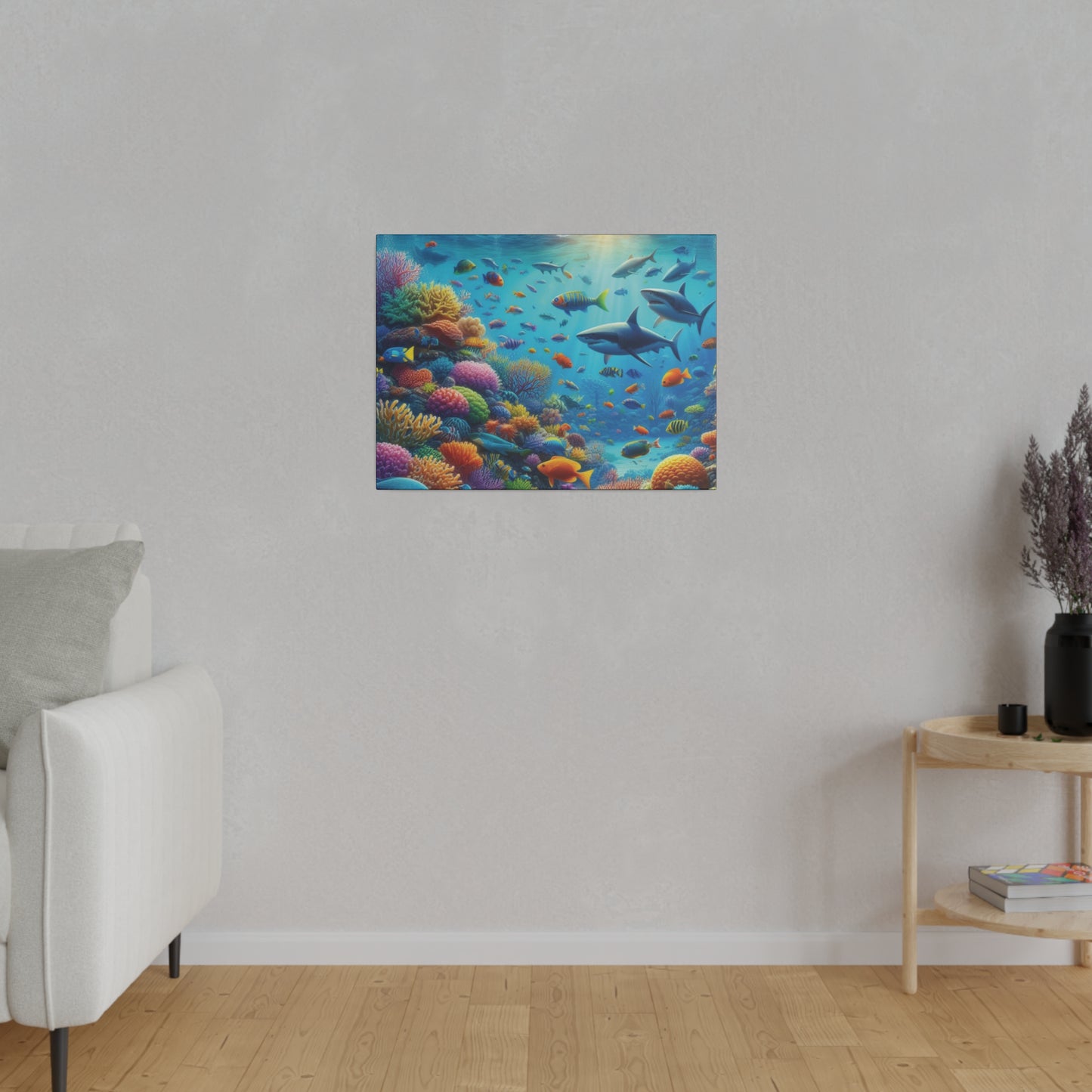 Canvas Wall Art Ocean View Matte (9726628167999)