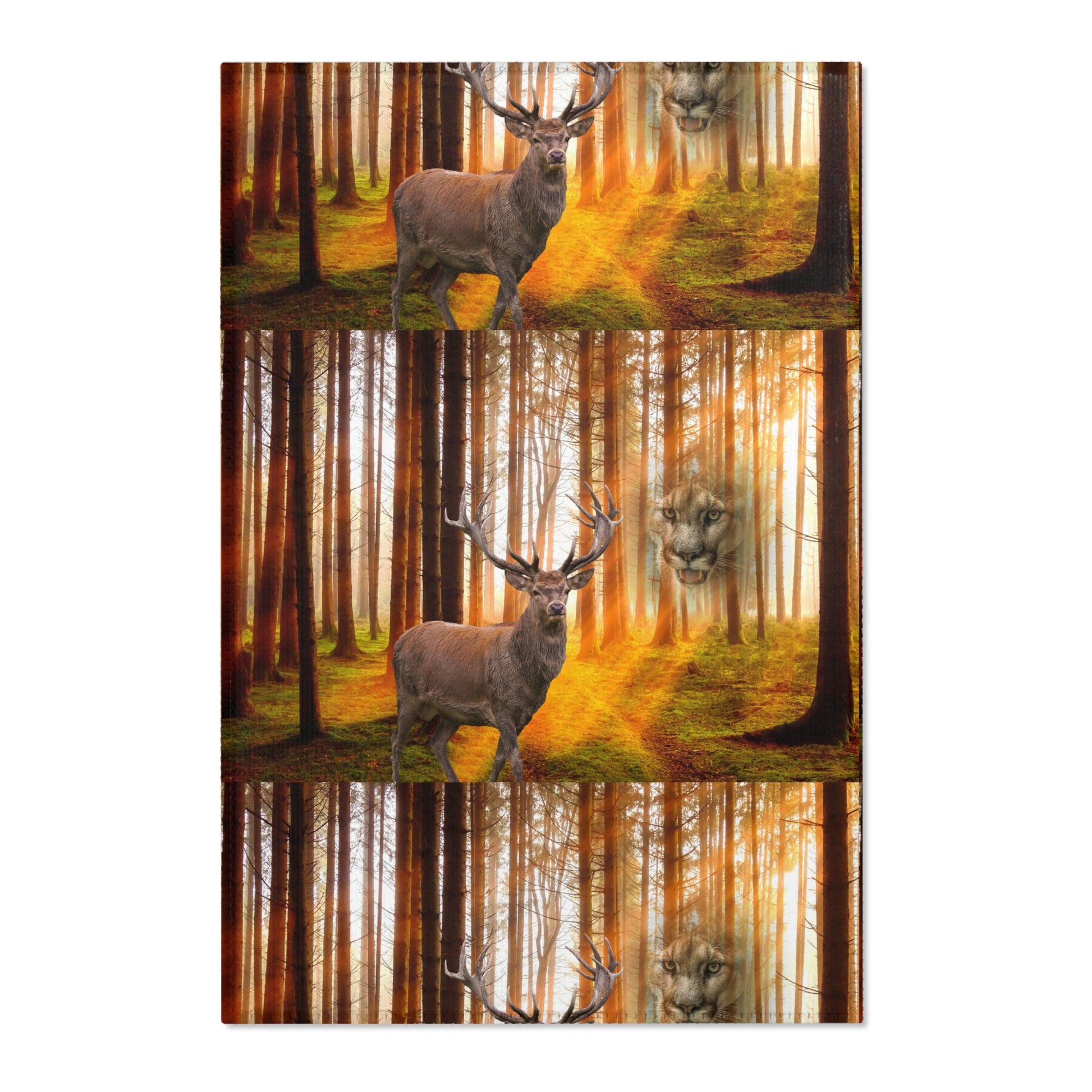 Elk and Cougar    Area Rugs (8543831195967)