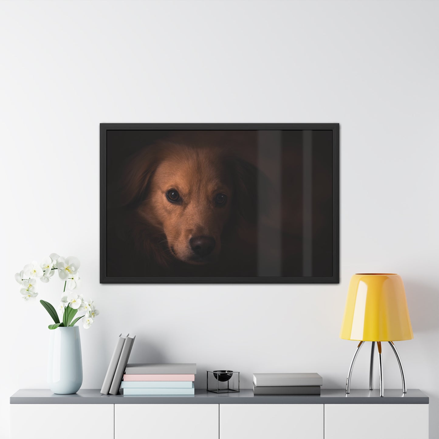 One eye dog    Framed Poster, Horizontal (8543794299199)