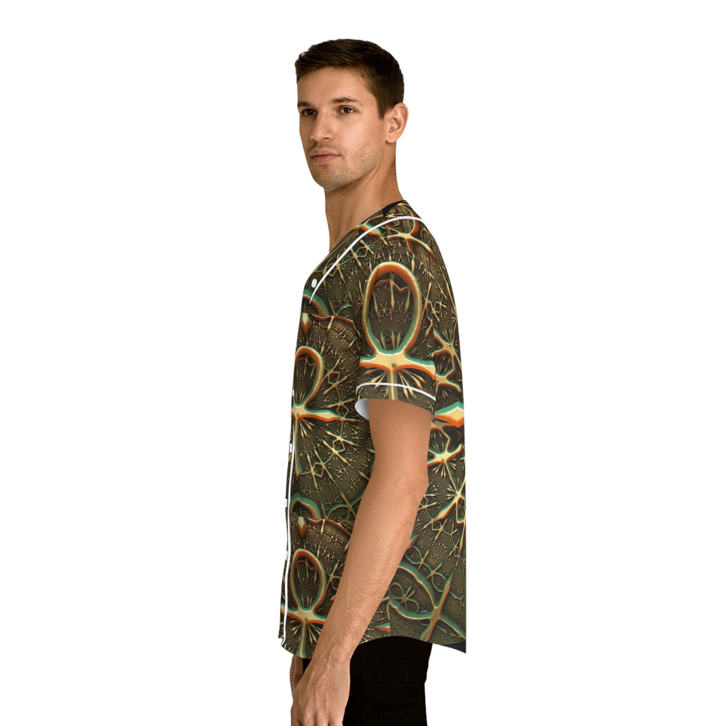 Golden Cross    Men's Baseball Jersey (AOP) (8540482044223)