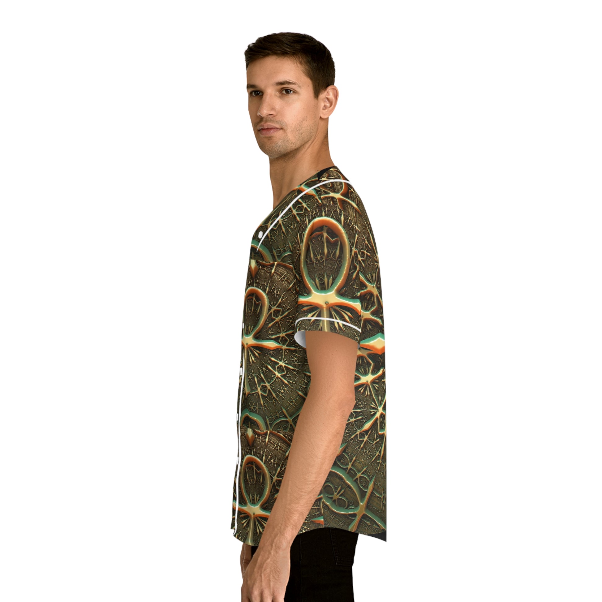 Golden Cross    Men's Baseball Jersey (AOP) (8540482044223)