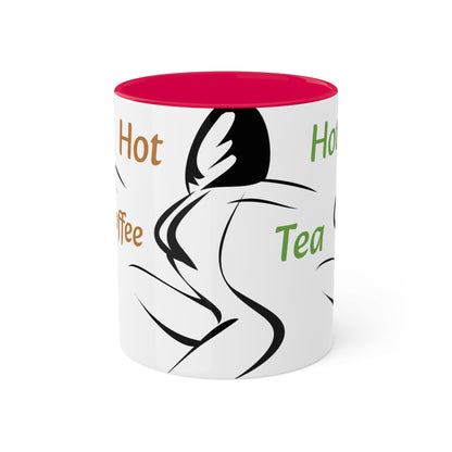 Hot Coffee Hot Tea     Colorful Mugs, 11oz (8543735447871)