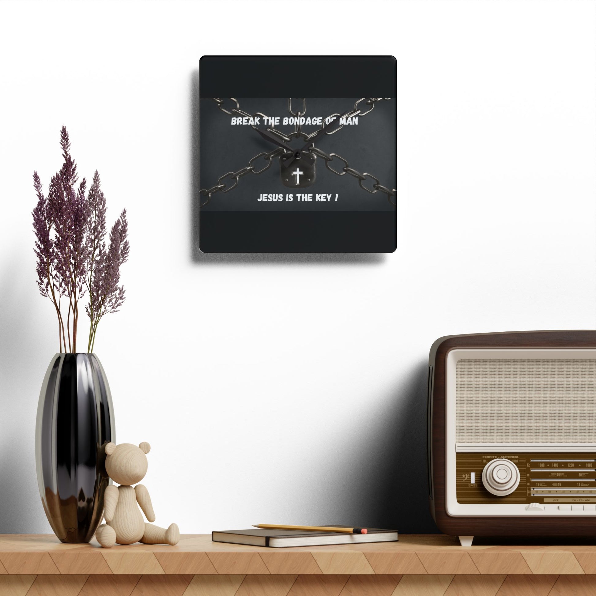 Acrylic Wall Clock (9645645857087)