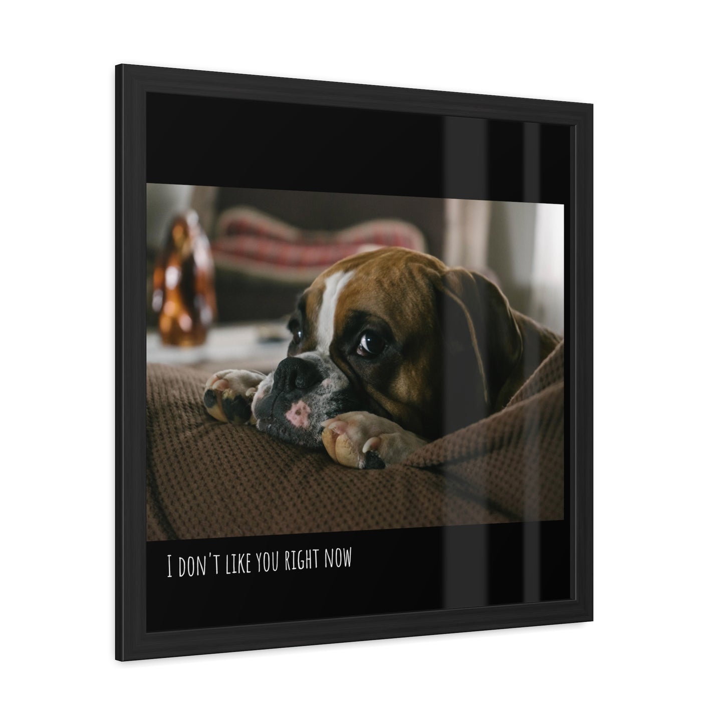 I don't like you     Framed Poster, Horizontal (8543787581759)