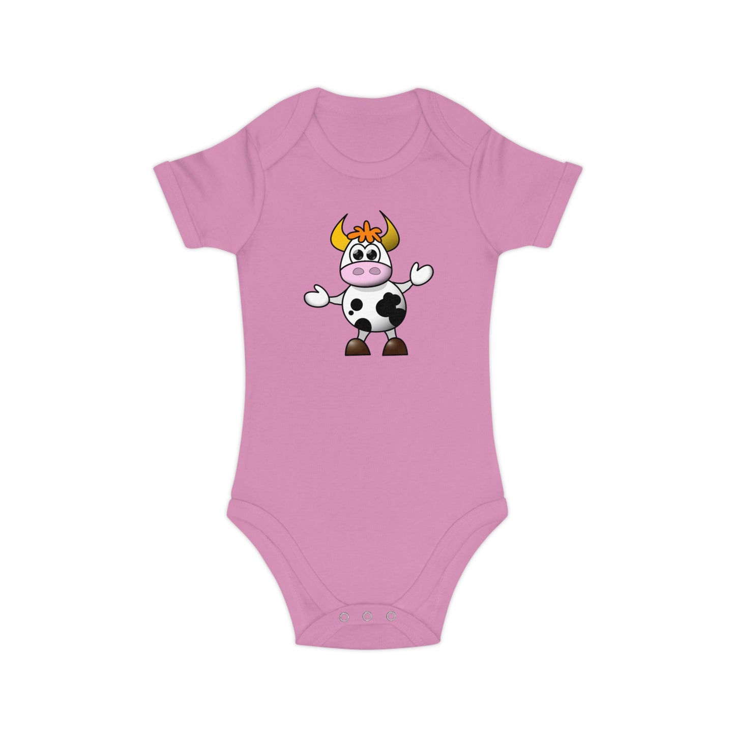 Combed Cotton Baby Bodysuit (9213357261119)