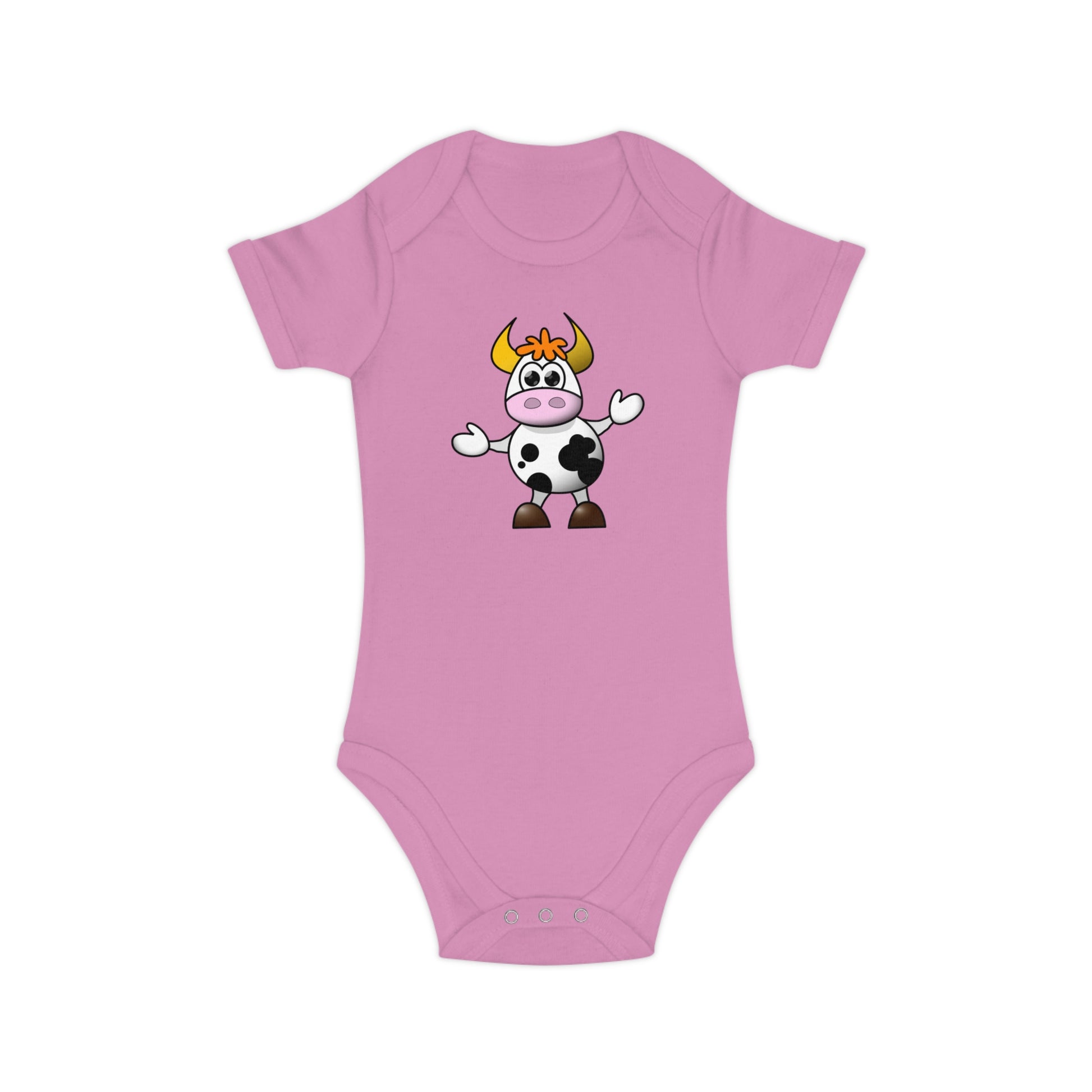 Combed Cotton Baby Bodysuit (9213357261119)