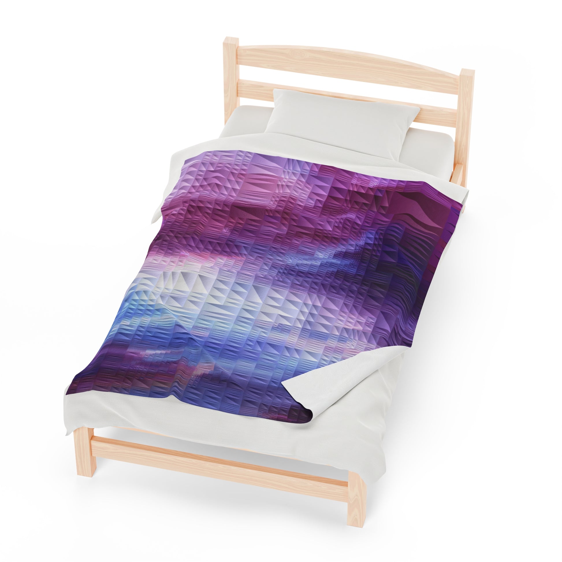 Spectrum              Velveteen Plush Blanket (8543832703295)