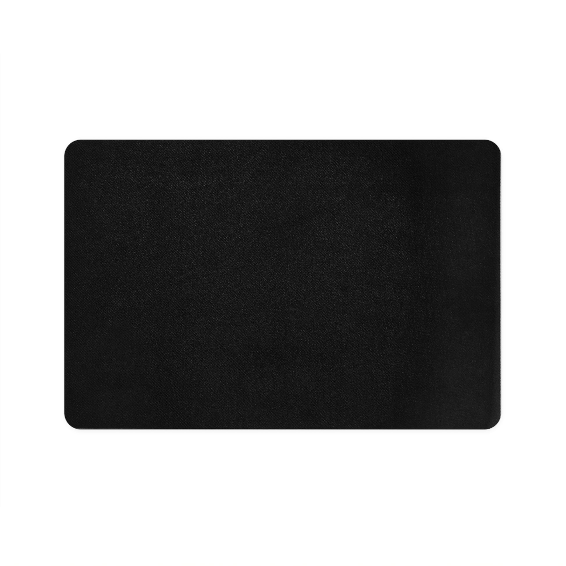 Pet Food Mat (12x18)  Black and white pup (8534815473983)