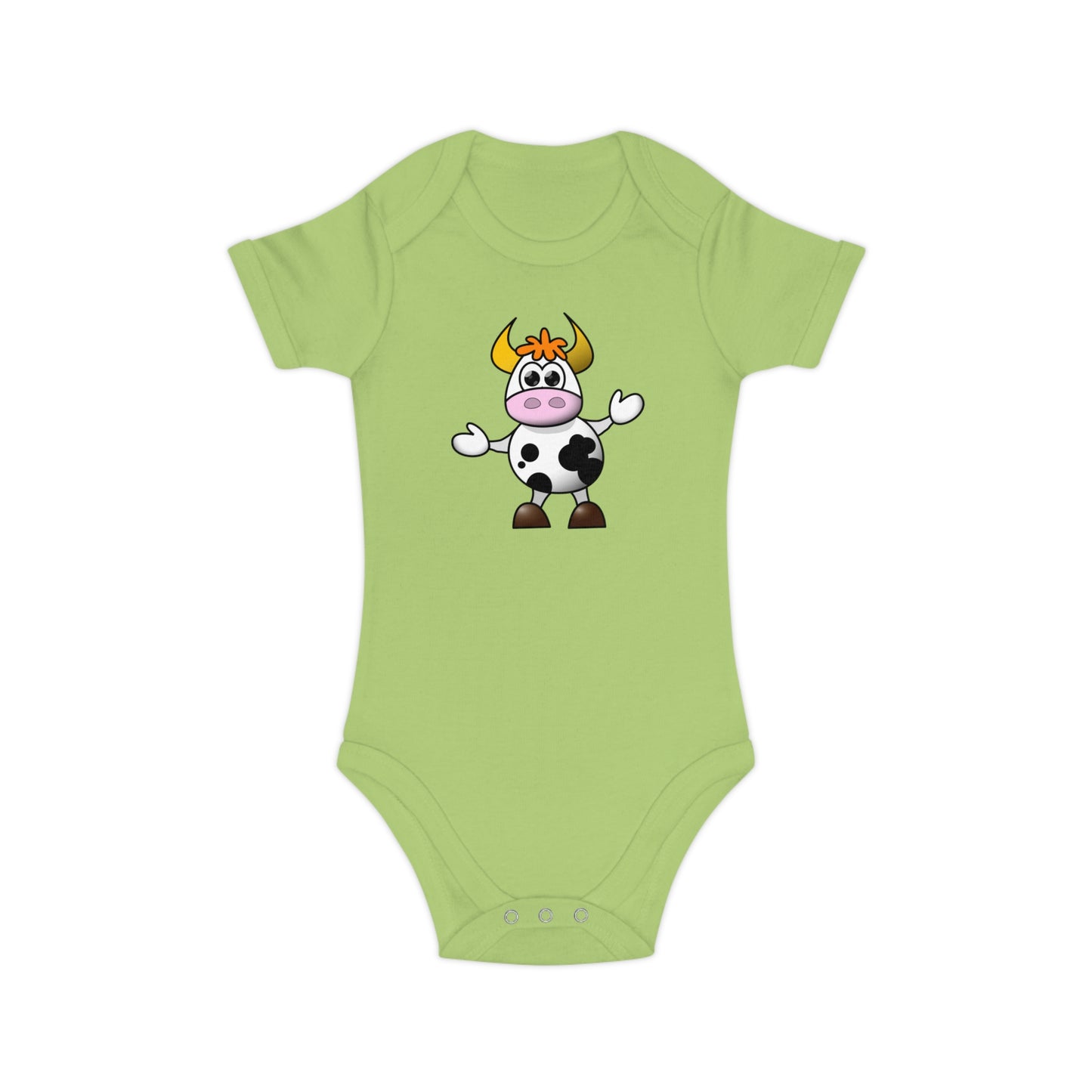 Combed Cotton Baby Bodysuit (9213357261119)