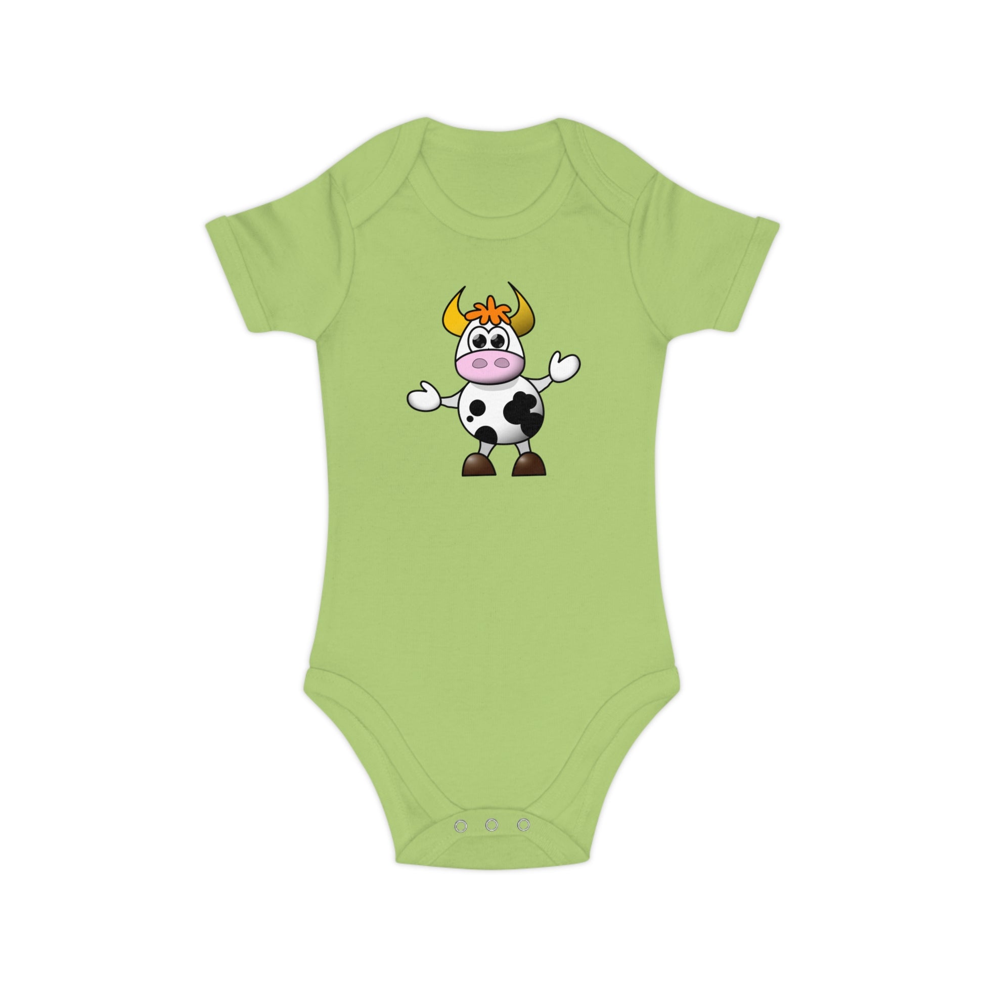 Combed Cotton Baby Bodysuit (9213357261119)