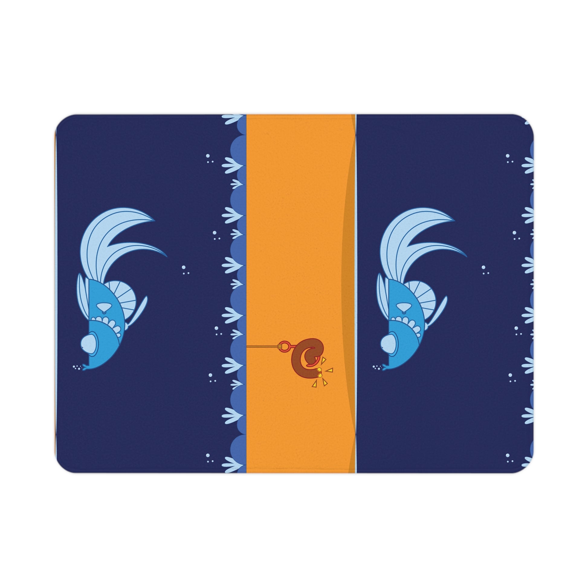 Fish on hook      Toddler Blanket (8543727026495)