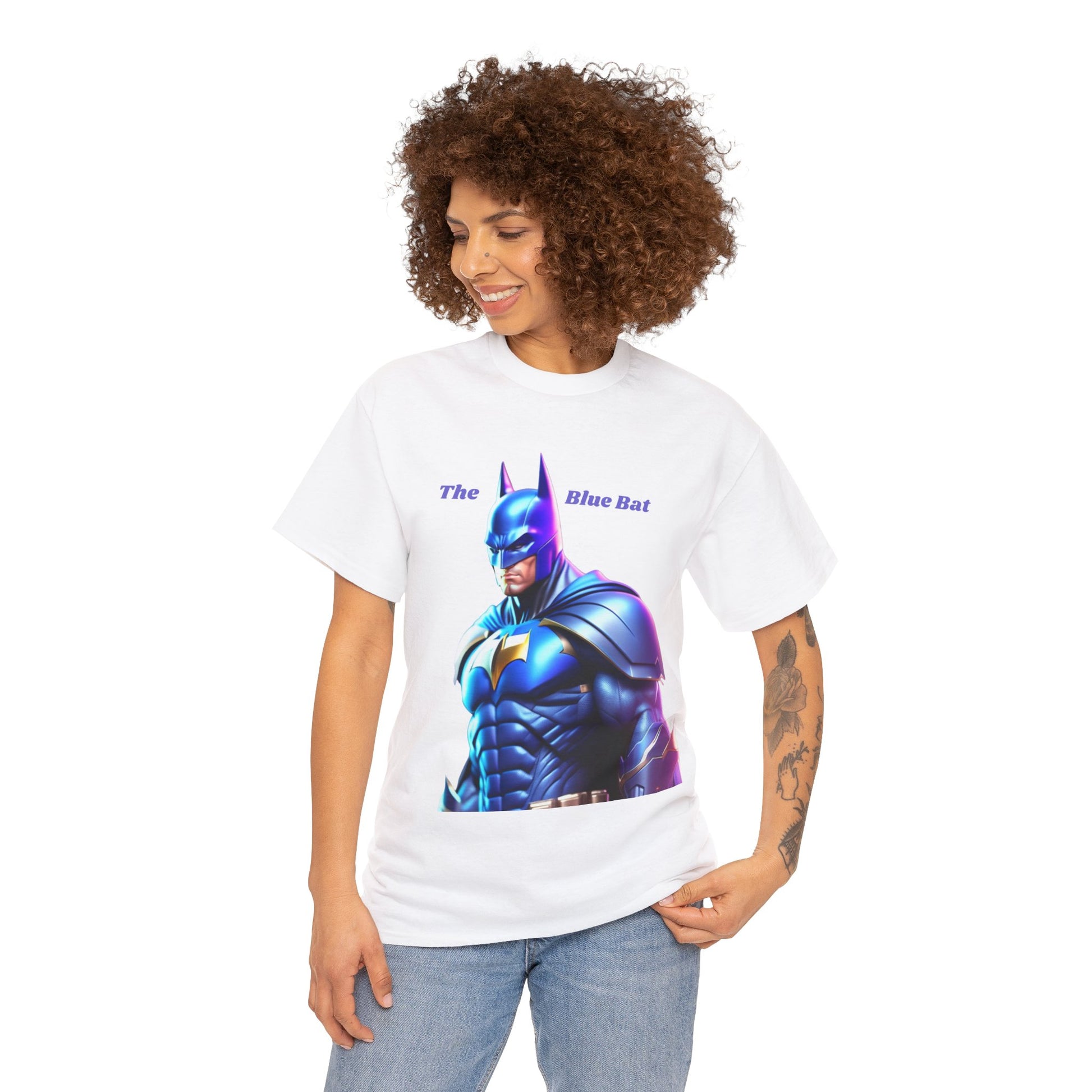 The Blue Bat   Unisex Heavy Cotton Tee (9002923589951)