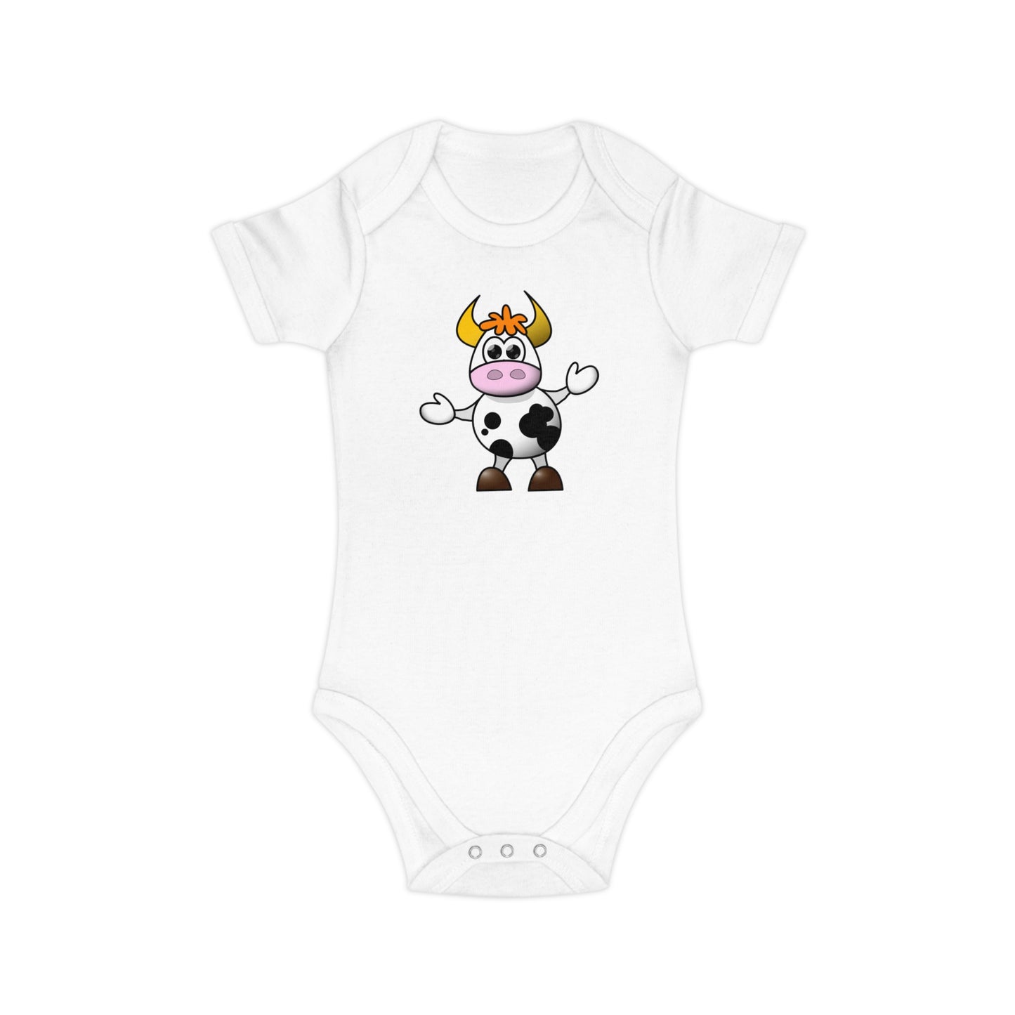 Combed Cotton Baby Bodysuit (9213357261119)