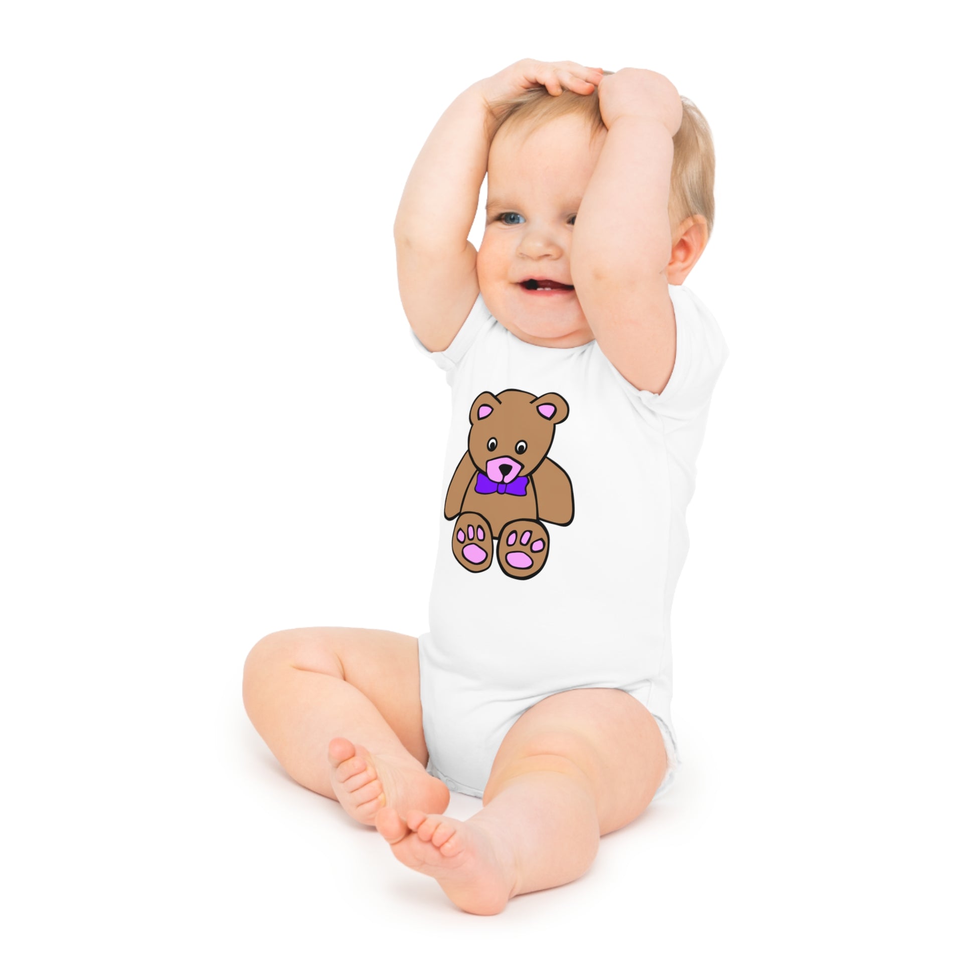 Baby Short Sleeve Bodysuit (9213356474687)