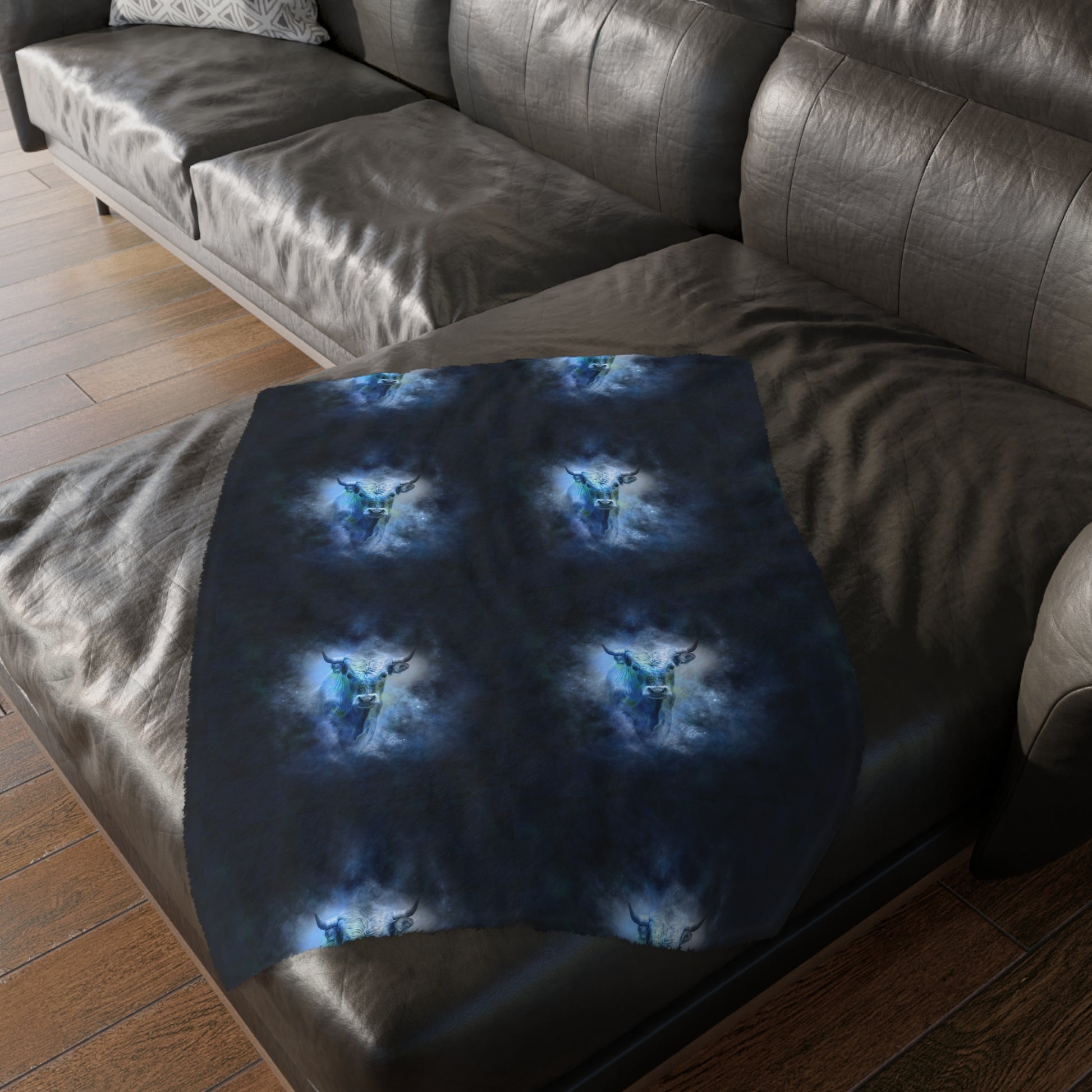 Taurus                 Velveteen Minky Blanket (Two-sided print) (8543813927231)