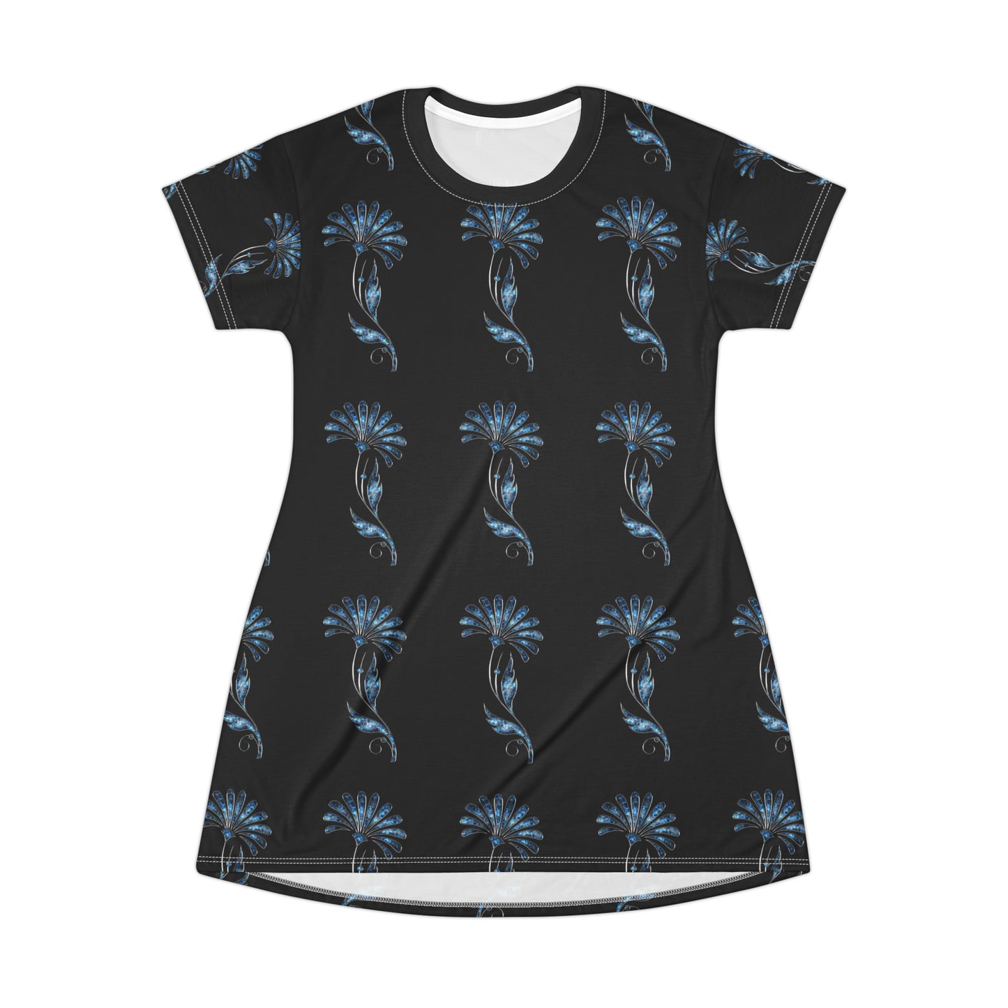 All Over Print T-Shirt Dress (8540591030591)