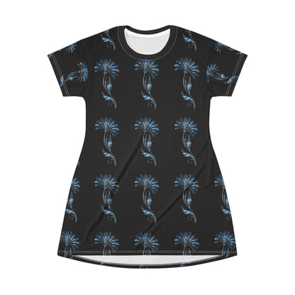 All Over Print T-Shirt Dress (8540591030591)