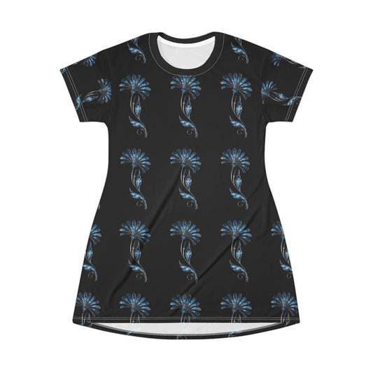 All Over Print T-Shirt Dress (8540591030591)