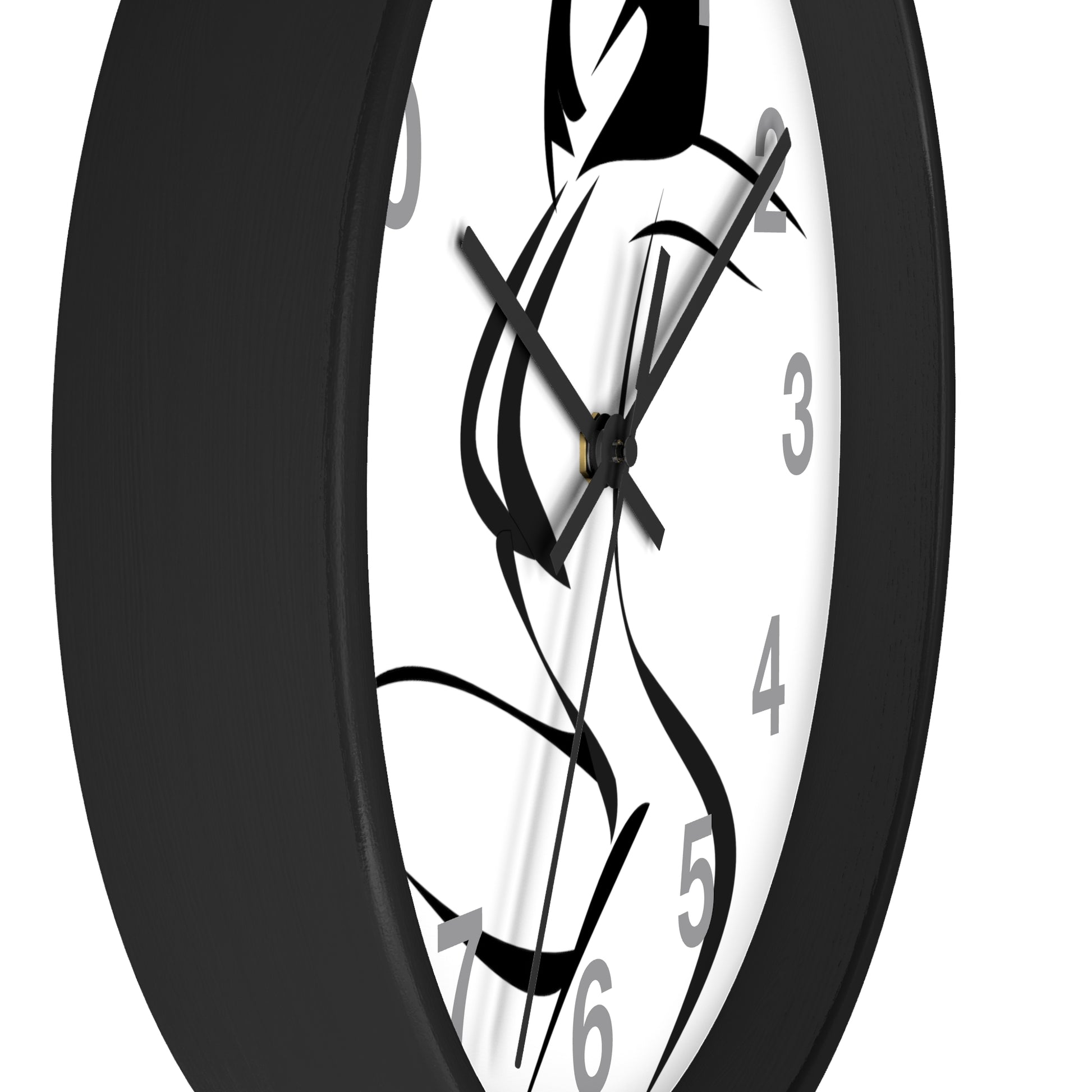 Graphic girl    Wall clock (8543731974463)