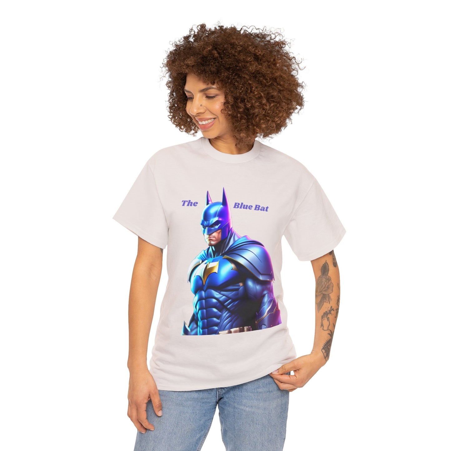 The Blue Bat   Unisex Heavy Cotton Tee (9002923589951)