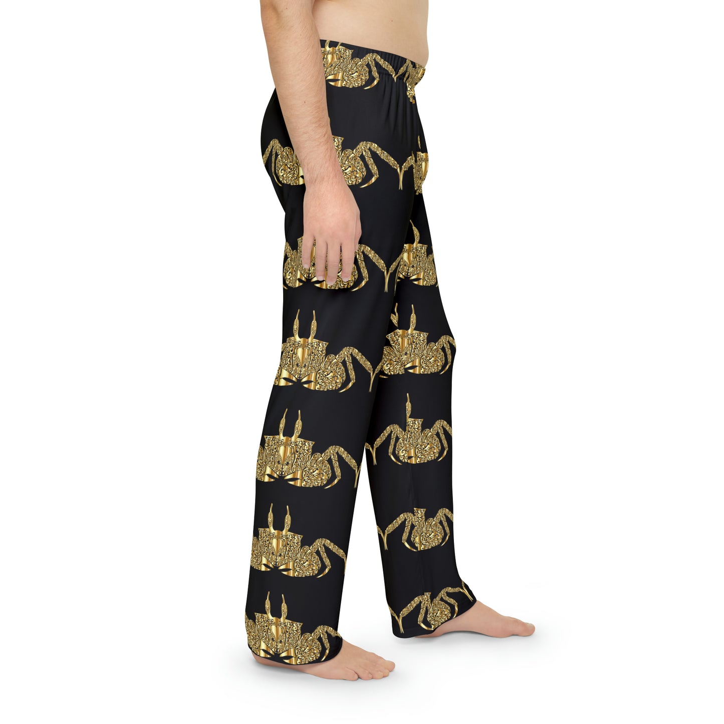 Golden crab  - Men's Pajama Pants (8196369744191)
