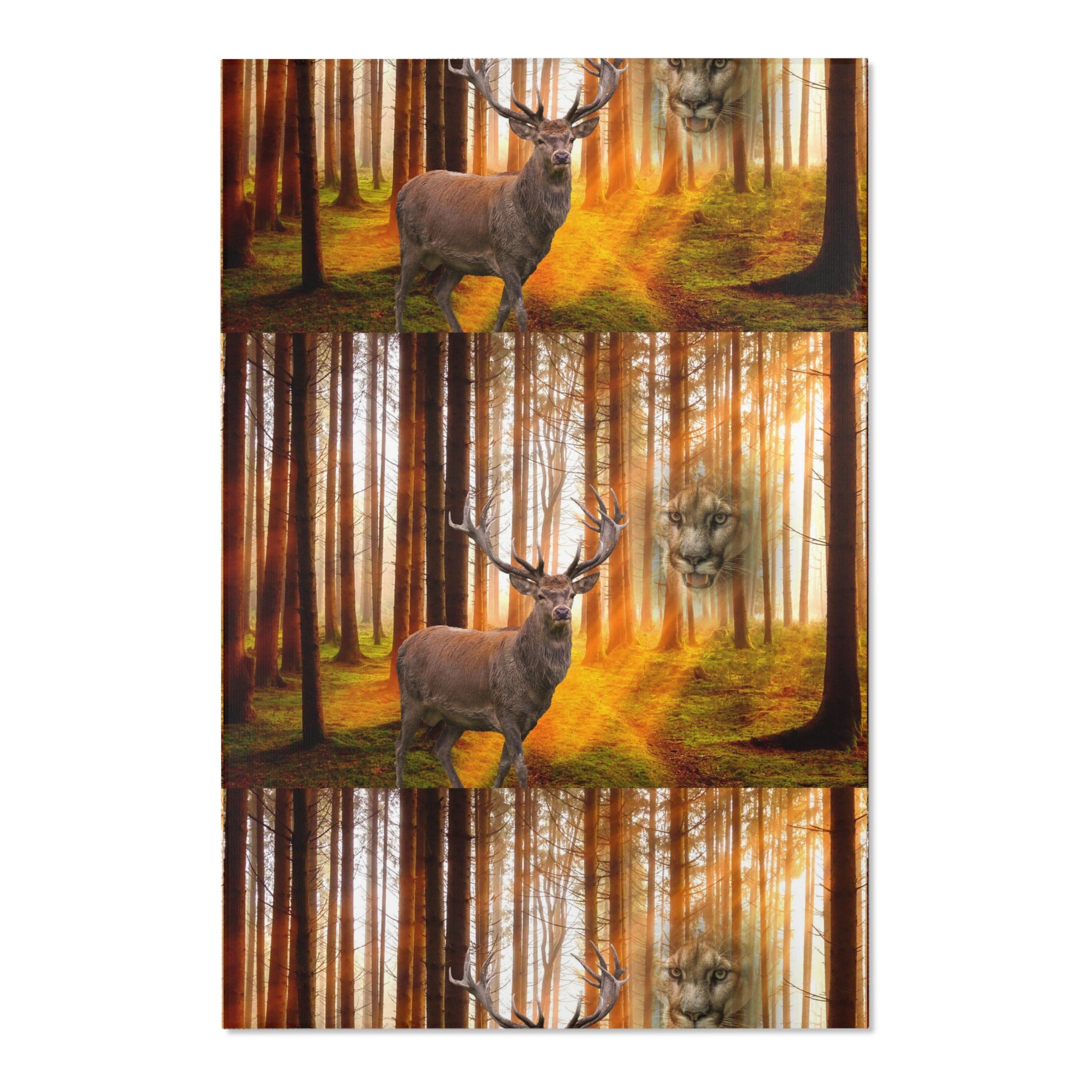 Elk and Cougar    Area Rugs (8543831195967)