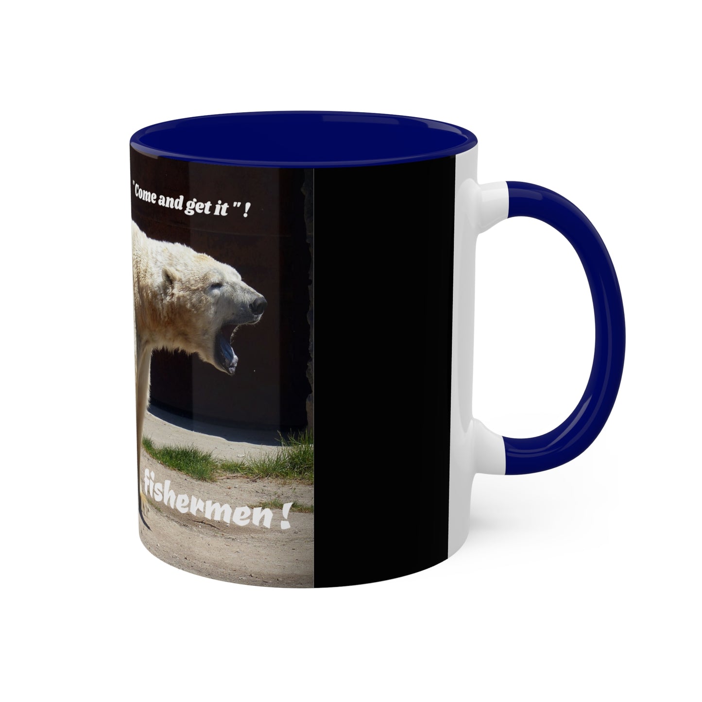 Come and get it ! fishmen Colorful Mugs, 11oz (8218070221119)