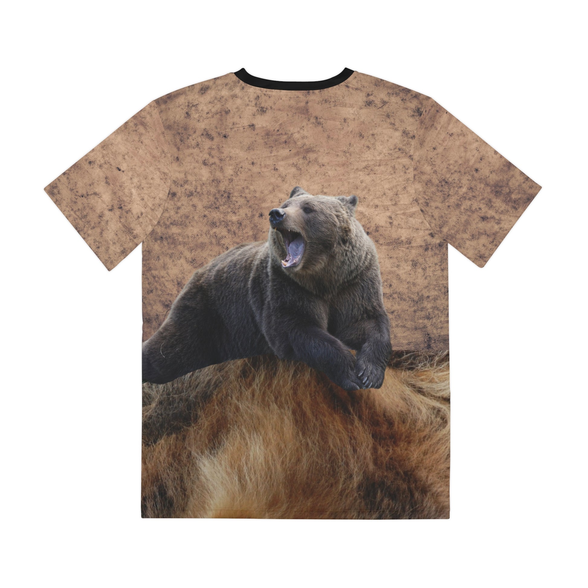Bear   Men's Polyester Tee (AOP) (8562396627263)