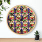 Mouse with fruit   Wall clock (8541955916095)