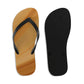 wood grain   Unisex Flip-Flops (8540460548415)