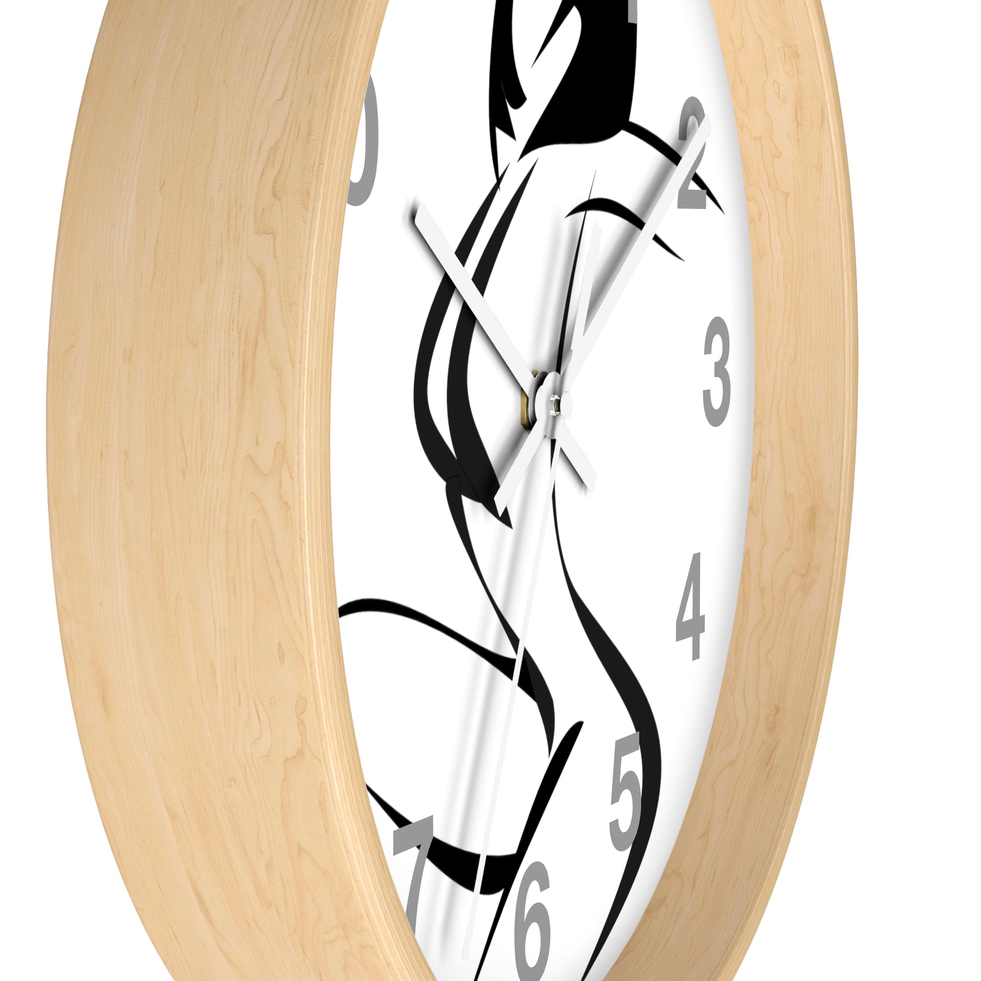 Graphic girl    Wall clock (8543731974463)