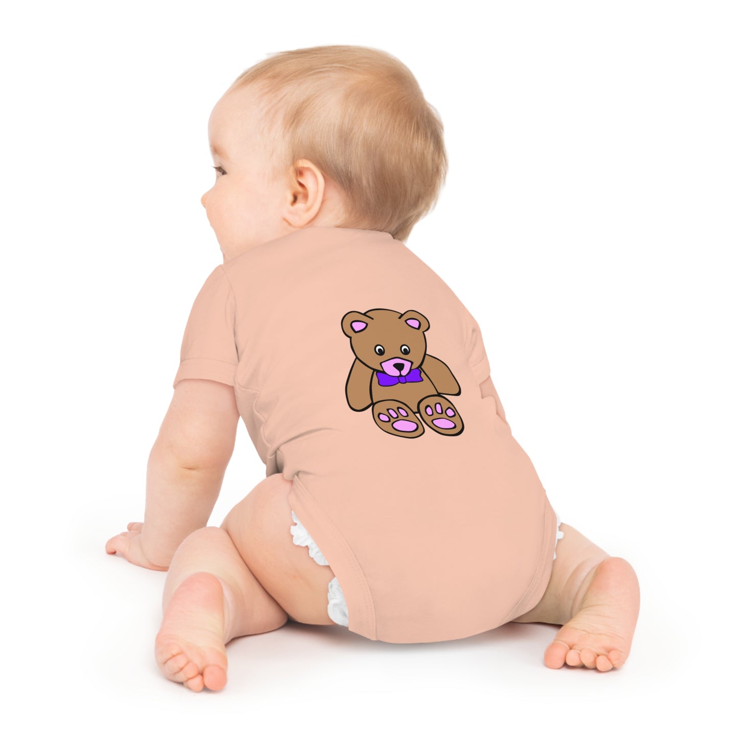 Baby Short Sleeve Bodysuit (9213356474687)