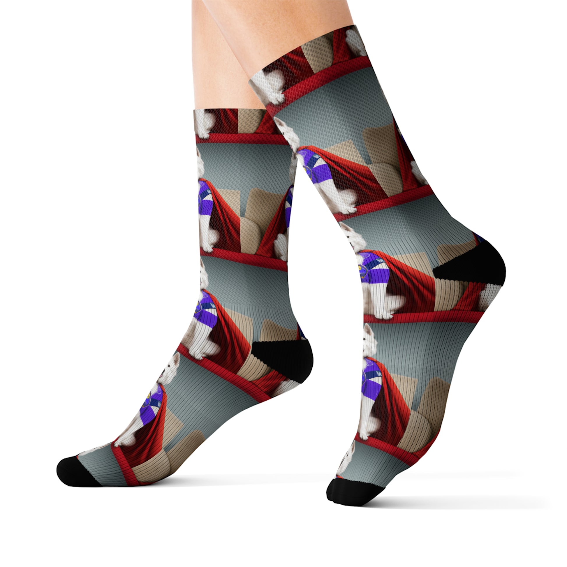 Super Dog    Sublimation Socks (8542041604415)