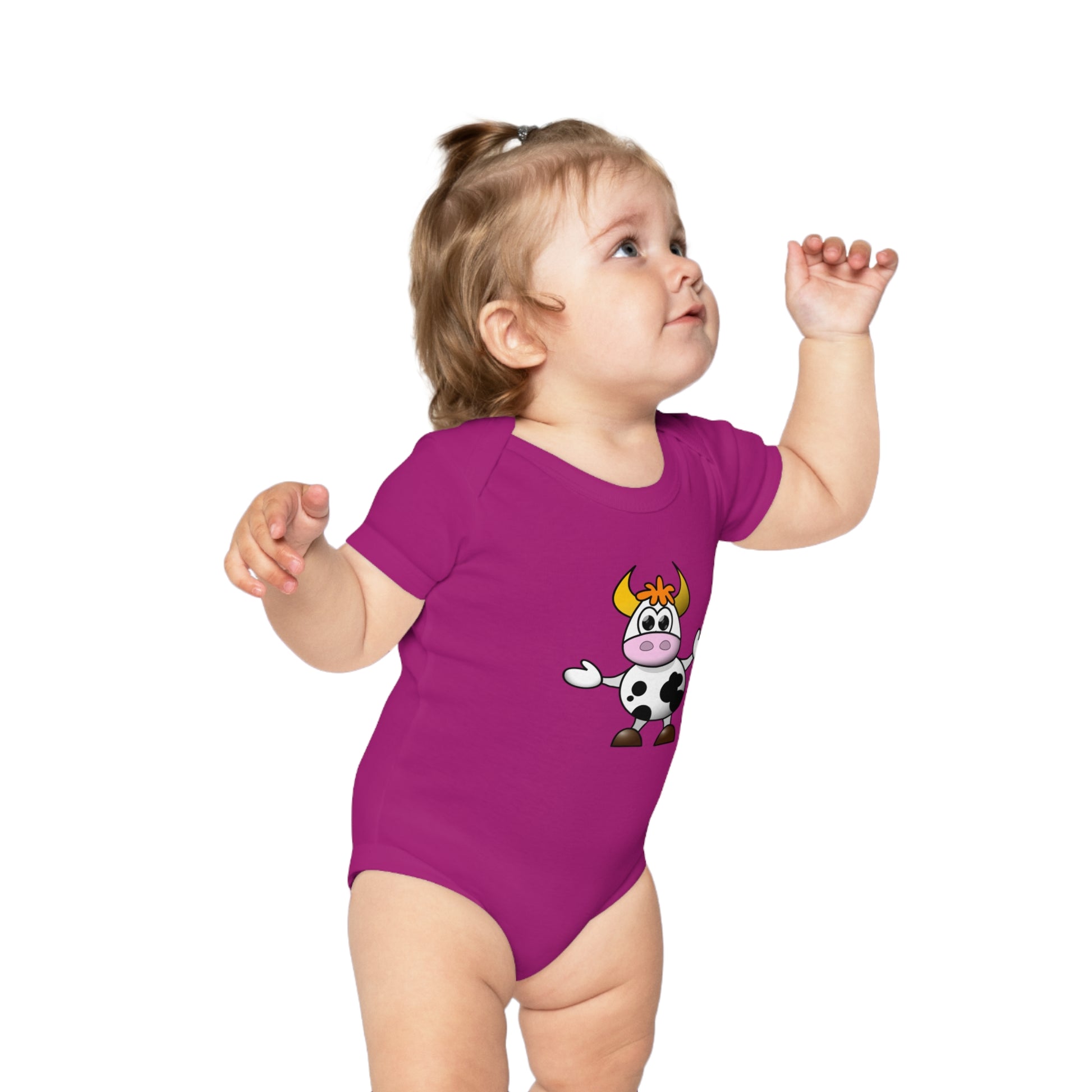 Combed Cotton Baby Bodysuit (9213357261119)