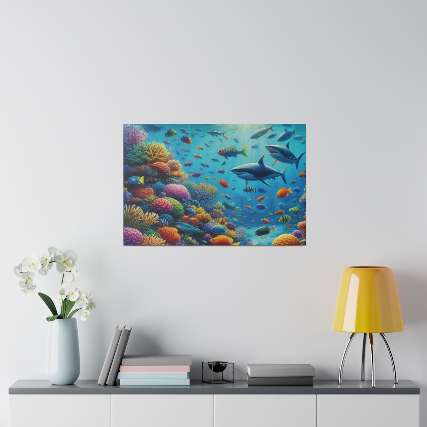 Canvas Wall Art Ocean View Matte (9726628167999)